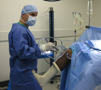 Arthroscopic Knee Surgery Performed By Dr. Stuart Gold, M.D.