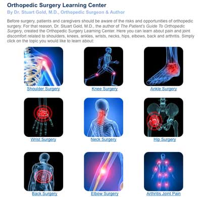 Orthopedic Surgery Learning Center